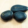 Benessere, pietre, relax, meditazione, equilibrio